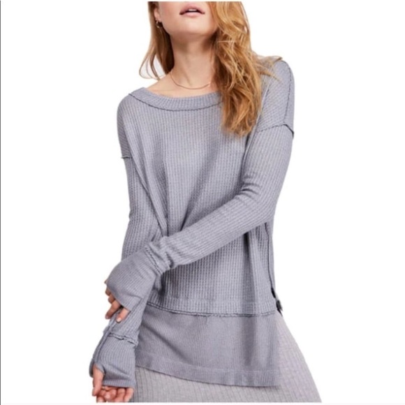 We The Free North Shore Waffle Thermal Shirt Tunic - Picture 3 of 9